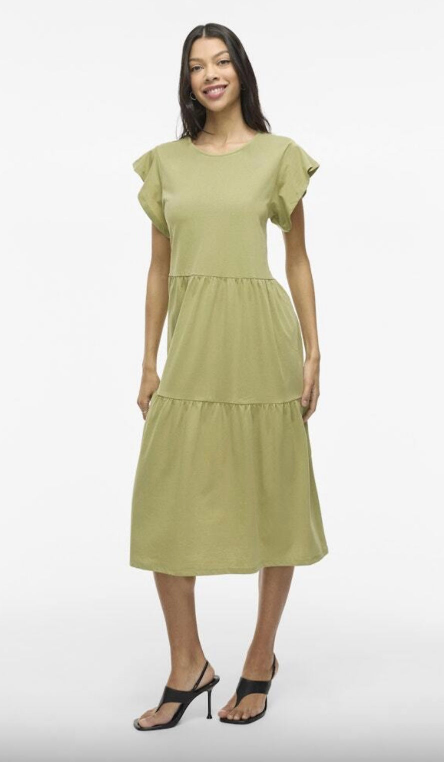 VISUMMER Midi Dress - Sage